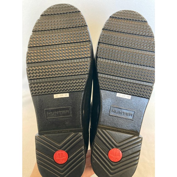 HUNTER NEW Sz 5 Gloss Quilted Tall Rain Boot - Picture 5 of 9